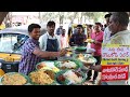 Young Man Selling Best Street Food Chicken Pulao 80 Rs Only Hyderabad Amazing Food Zone