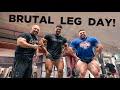 BRUTAL LEG DAY W/ Derek Lunsford & Hany Rambod