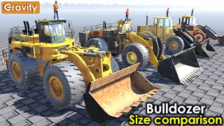 Bulldozer Size Comparison