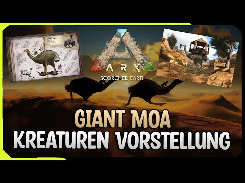 Giant Moa Introduction | ARK Ascended Creature Vote for Scorched Earth