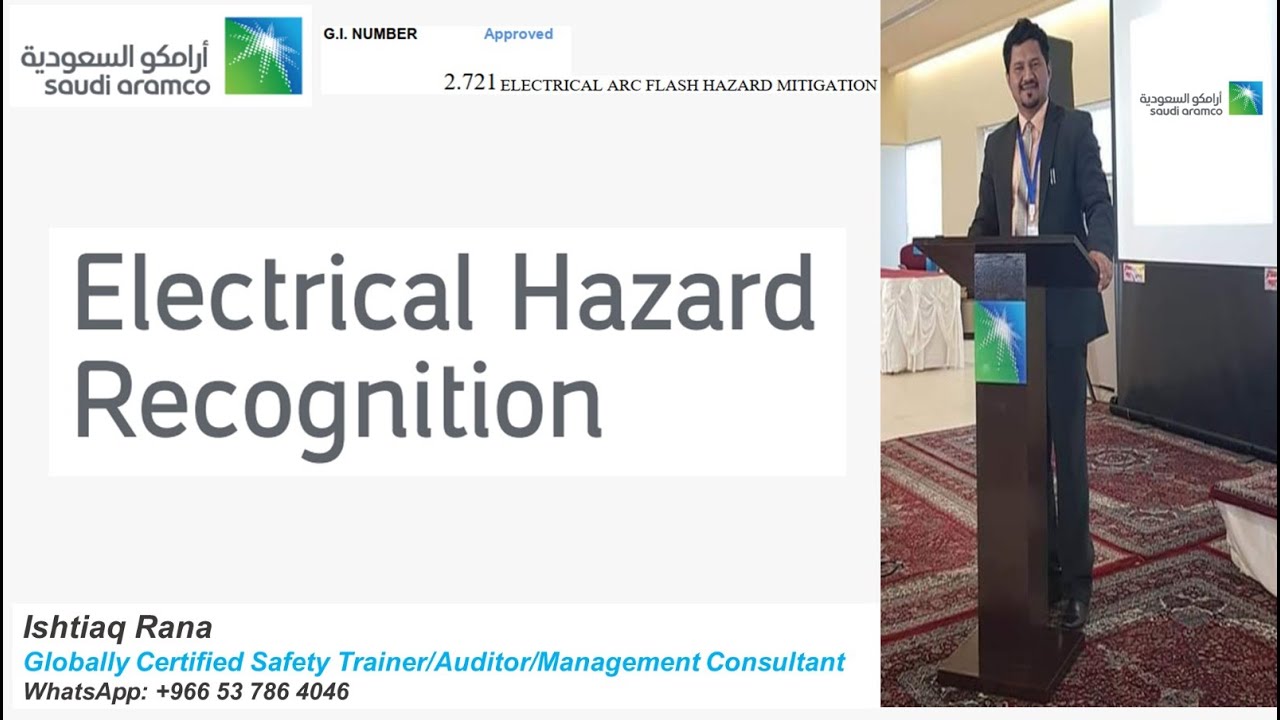 Electrical Hazards Recognition  EHR Aramco Safety Training