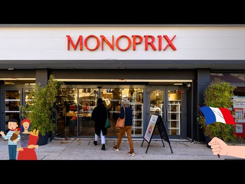 MONOPRIX Supermarket in France