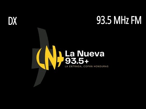 3/3 Radio La Nueva + 93.5 FM de Nueva Arcadia, Honduras en San Salvador, capital de El Salvador.