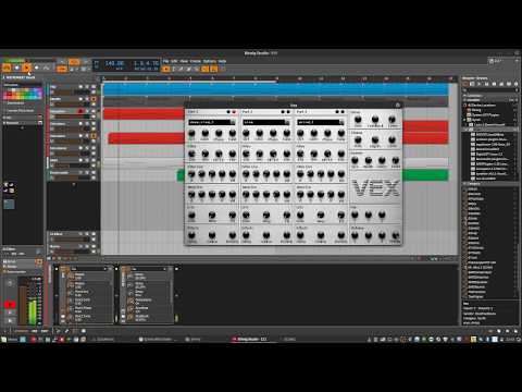 Vex - plugin sinth from juce project on Linux Mint