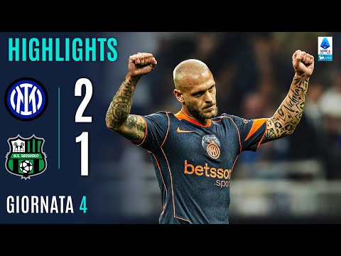 Video highlights della Inter vs Sassuolo (2 a 1) - Giornata 4 - Fantacalcio e fantamedie