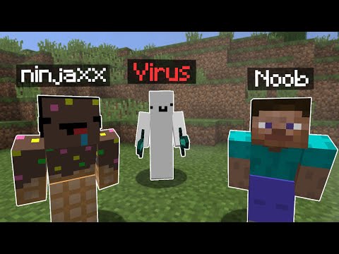 Minecraft but a Virus is trying to kill us.. (I'm afraid)