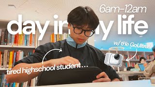🌱🏐 student vlog: a day in my life w/ the insta360 GOUltra — productive study, library + volleyball!