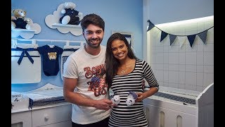 Aline Dias apresenta quarto de bebê do Bernardo