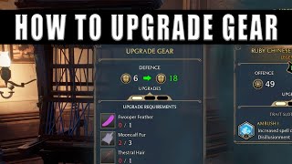 Hogwarts Legacy how to upgrade gear