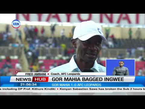 Gor Mahia edge AFC Leopards 1-0 in tightly contested Mashemeji derby