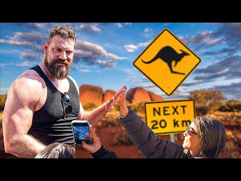 The Dutch Giant (7'2"/2.18M) In Australia