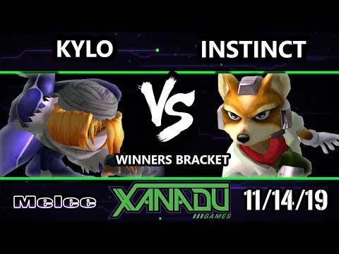 S@X 328 SSBM - Kylo (Sheik) Vs. Instinct (Fox) Smash Melee Winners Round 2