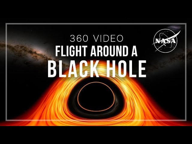 360 Video: NASA Simulation Shows a Flight Around a Black Hole