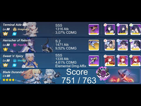 HI3 Nirvana Abyss 497D - Shadow Knight (Shield) [751 / 763 pts] - S.2 HRB, SNS, TA, Dudu Bunny Elf