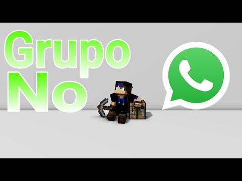 Entre no meu GRUPO de MINECRAFT/MCPE no whatsapp:D