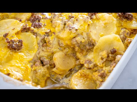 Cheesy Hamburger Potato Casserole