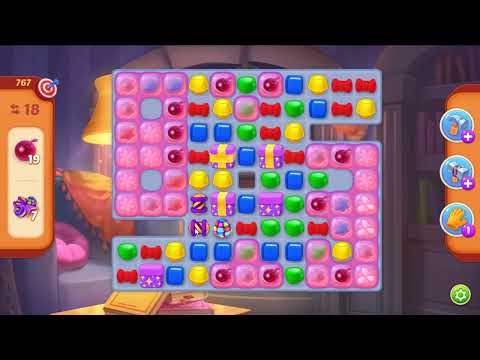 Homescapes level 767 - One Shot - Gameplay