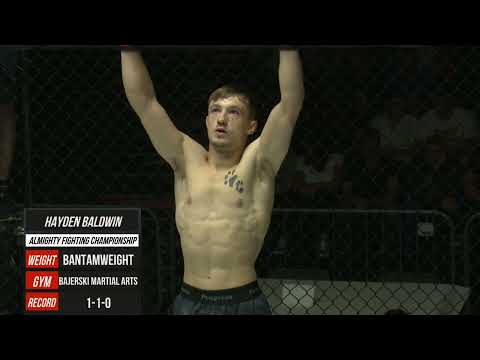 Almighty Fighting Championship 27 - Hayden Baldwin vs Andy Yeomans