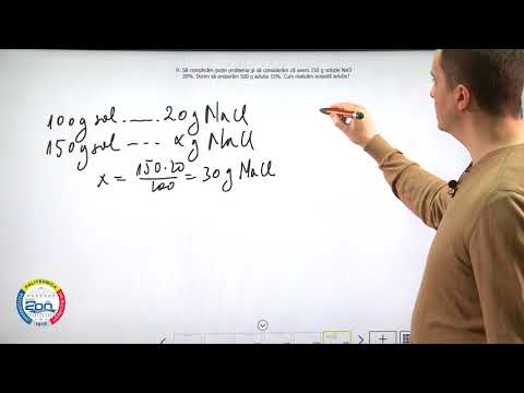 Chimie anorganică I Clasa a IX-a I Soluții apoase