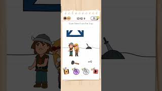 Brain Test 2 Level 9 Quest For Brainiac Tricky Stories Puzzles Short #gamers #gamingplay #level9