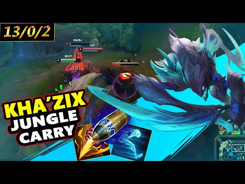 RANK 1 KHAZIX CN - QIUYI KHA'ZIX JUNGLE VS KAYN | CN MASTER