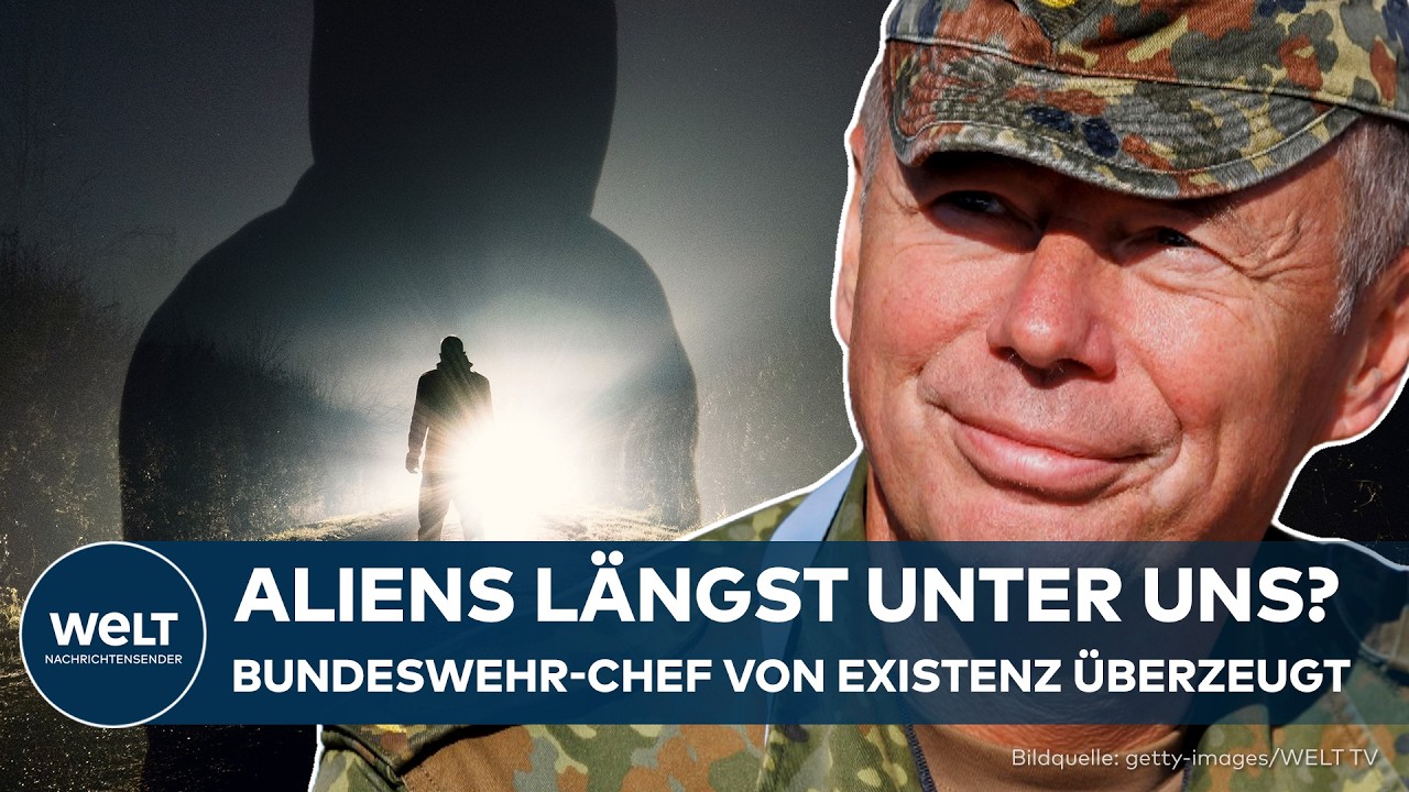 WIE AUS AKTE X: Aliens längst unter uns? – Bundeswehr-Kommandant überzeugt von Existenz