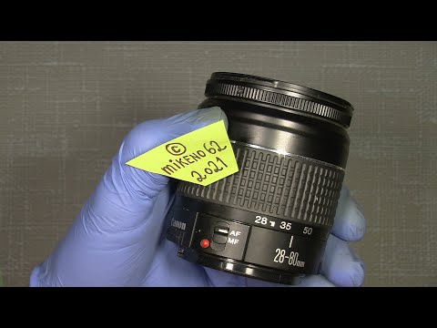 Loose Aperture blades In Canon Zoom Lens EF 28 80mm 1:3.5-5.6 II