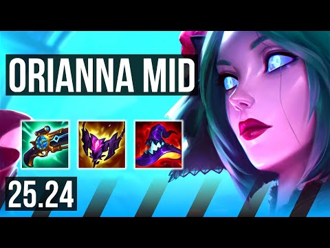 ORIANNA vs EKKO (MID) | 63K damage, Good KDA: 22/1/6 | EUW Diamond | 25.24