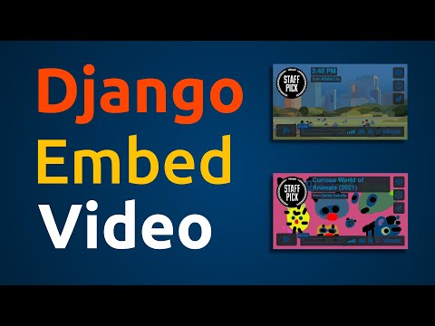 How to embed video in Django project | Django casts #8 thumbnail