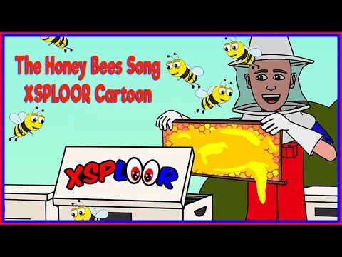 XSPLOOR Honey Bees Song Cartoon Music Video - Featuring Kyle Bain (formerly Nicky Notes of Blippi)