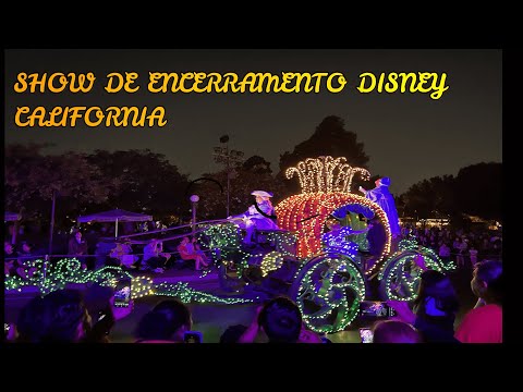 SHOW DE ENCERRAMENTO DISNEY CALIFORNIA #disney #mickeymouse #frozen