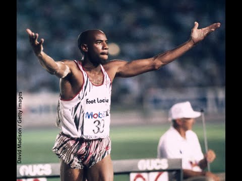 Mike Powell 8.99w He jumps in the wind