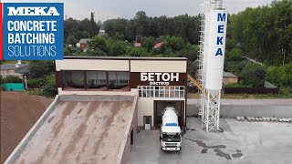 MEKA Compact 60 Concrete Batching Plant in Bashkortostan, Sterlitamak