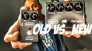 Video thumbnail for Vintage MXR M117 Flanger vs. MXR M152 Micro Flanger by AxeSlinger84