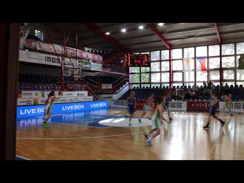 MČR U17, sez. 2014/15, SŠMH Brno - KARA Trutnov 95:40, semifinále