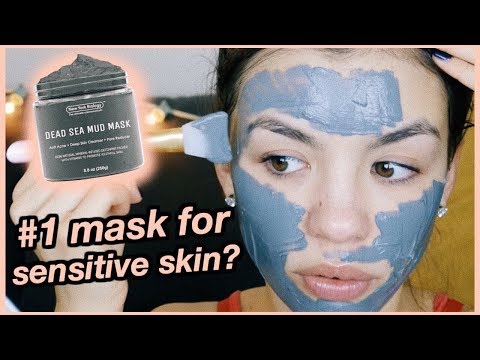 Best Face Mask for Sensitive Skin? Dead Sea Mud Mask Review & Demo