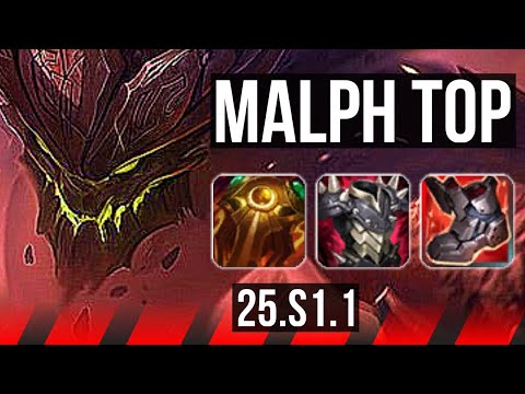 MALPHITE vs URGOT (TOP) | 3/2/7 | NA Master | 25.S1.1