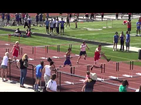 JVB 110m H Heat 1 at Sunset Prelims 5-2-14 - Los Alamitos Boys