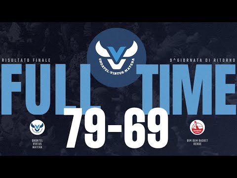 Ondatel Virtus Matera vs Bim Bum Basket Rende