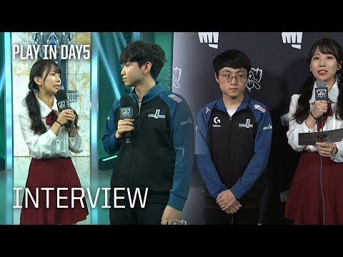 DAMWON Gaming : Nuclear, ShowMaker 인터뷰 | 10.07 | 2019 Worlds Championship