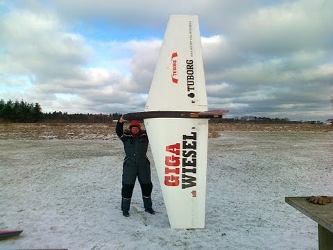Giga Wiesel. Maiden flight day.