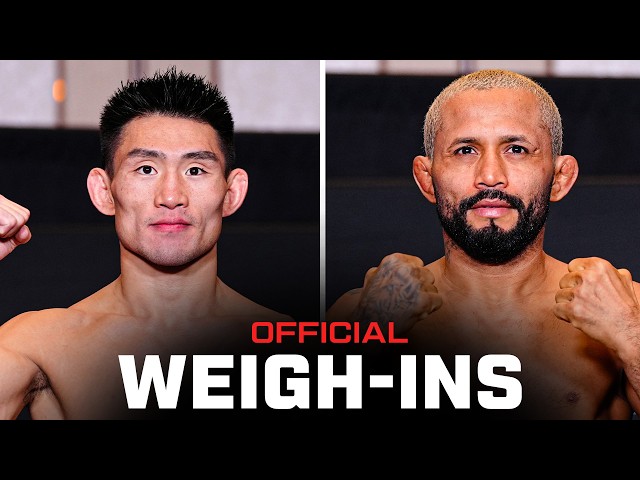 UFC Macau Weigh-Ins | Song Yadong vs Figueiredo Face-Offs