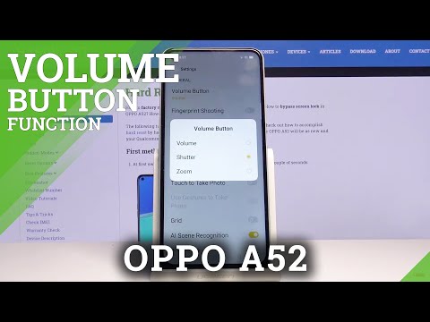 How to Change Volume Button Function in OPPO A52 – Camera Buttons