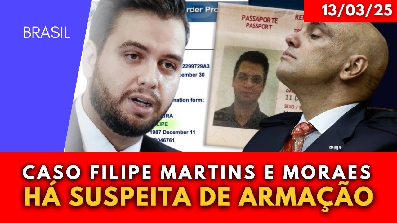BOMBA: SUSPEITA DE ARMAÇÃO CONTRA FILIPE MARTINS PODE COMPLICAR ALEXANDRE DE MORAES