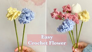 Easy Ruffle Crochet Flower Tutorial