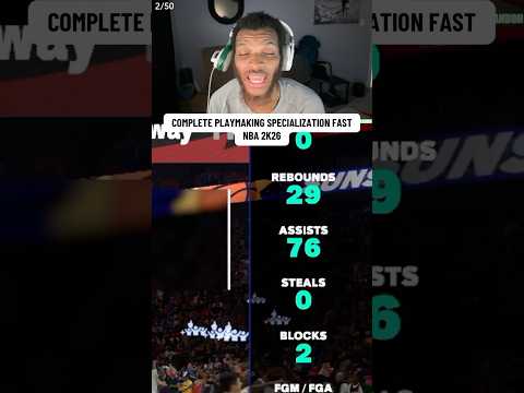 COMPLETE PLAYMAKING SPECIALIZATION FAST ON NBA 2K26
