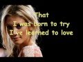 Delta Goodrem - Born to try (lyrics)