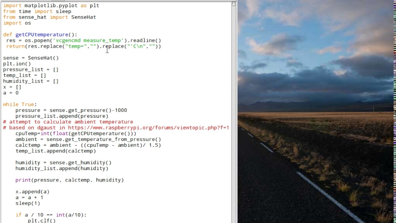 Live pressure, temperature & humidity graphing on RaspberryPi