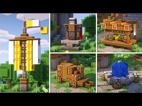 Goldrobin - Minecraft | 10 Medieval Build Hacks & Build Ideas