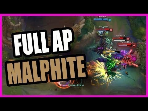 Full Ap Build Malphite "Op" League of Legends Montage 2019